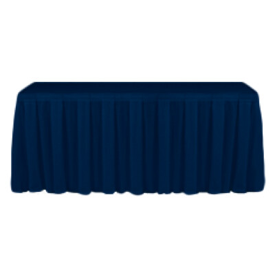Dimension Dark Navy Table Skirting