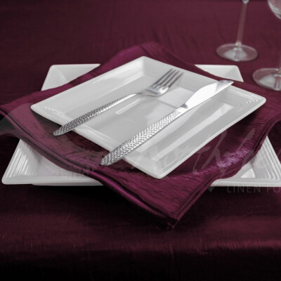 Satin Shimmer Aubergine